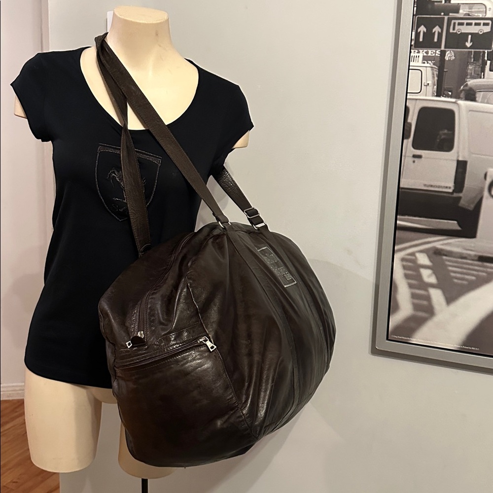 M0851 Weekender/Duffle shoulder Leather Celine Dion Taking Chances Tour  Bag